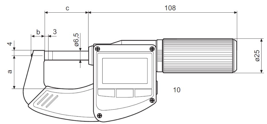 Panme điện tử đo ngoài chống nước Mahr Micromar 40 EWRI-L